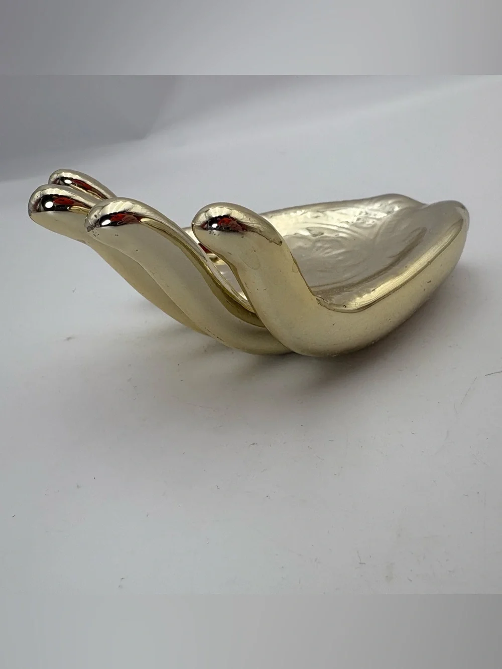 Decorative Ceramic Hand Trinket/Ring Dish - Shiny Gold